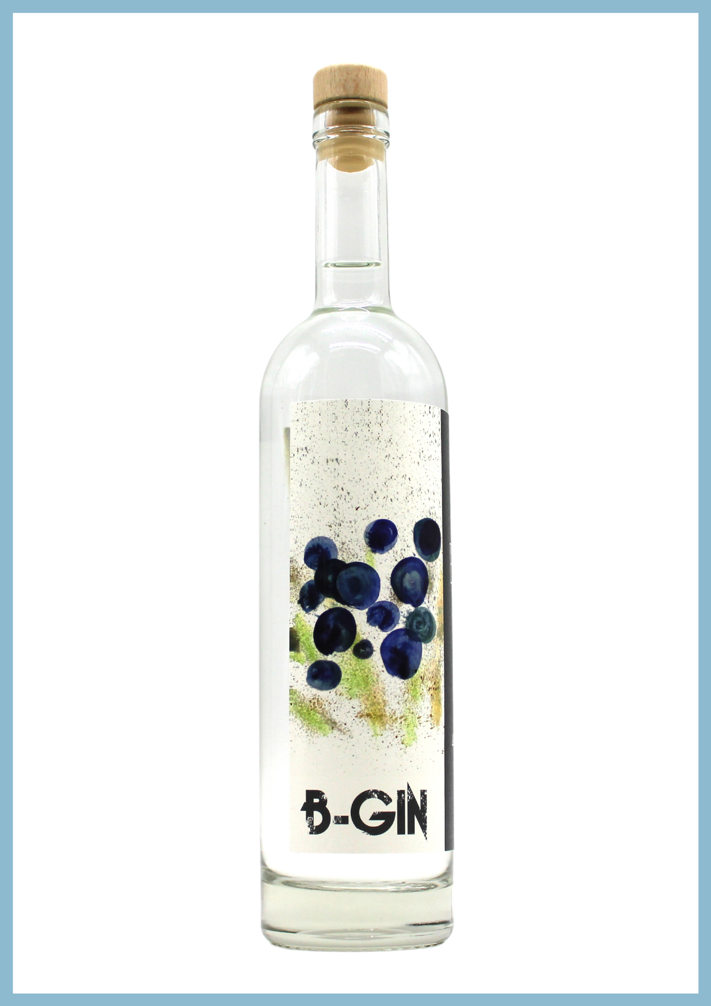 bottiglia di B•GIN un gin artigianale 100% ginepro