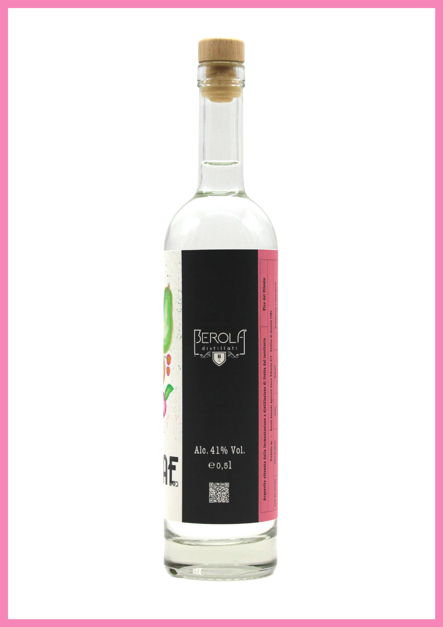 bottiglia di B•VITAE Fico del Cilento acquavite di frutta artigianale 100% italiana