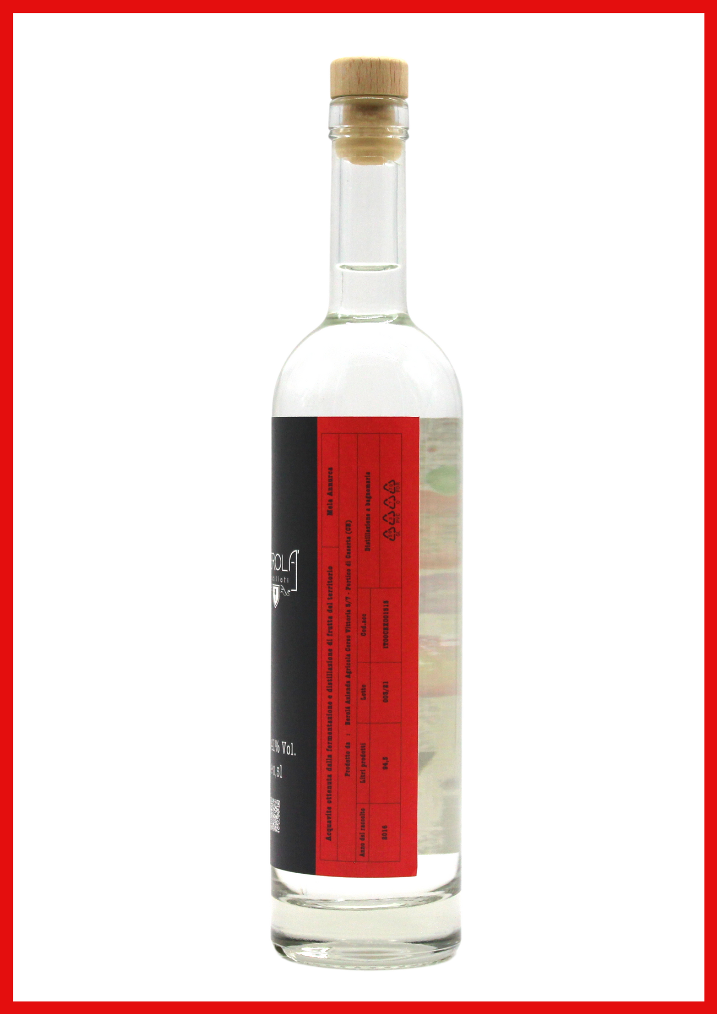 bottiglia di B•VITAE Mela Annurca acquavite di frutta artigianale 100% italiana