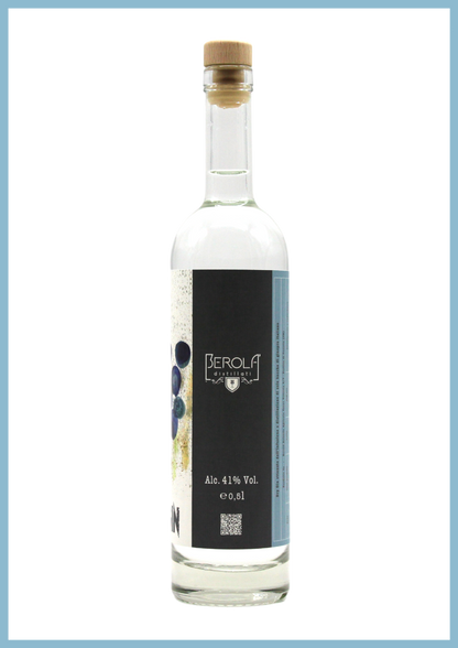 bottiglia di B•GIN un gin artigianale  100% ginepro 