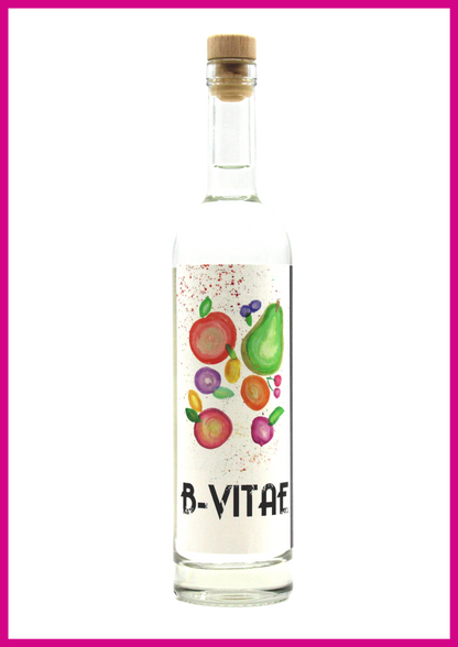 bottiglia di B•VITAE Ciliegia della Recca acquavite di frutta artigianale 100% italiana