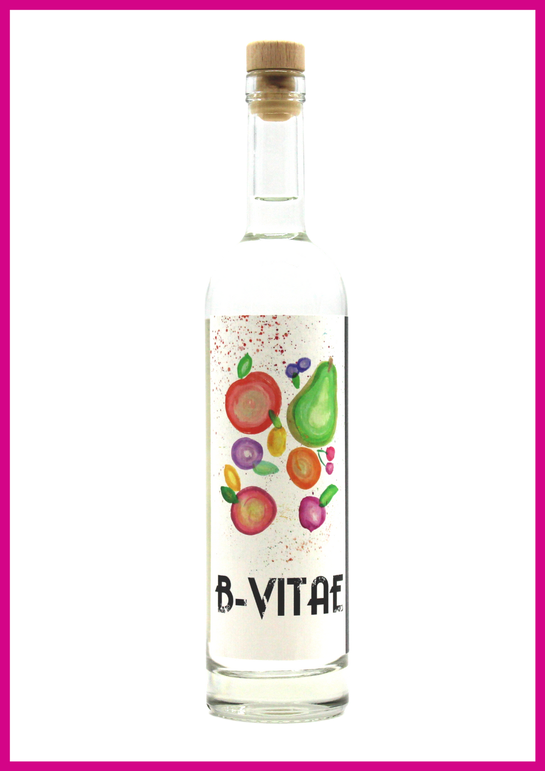 bottiglia di B•VITAE Ciliegia della Recca acquavite di frutta artigianale 100% italiana