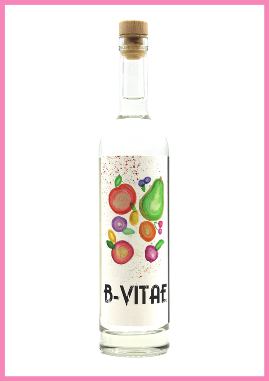 bottiglia di B•VITAE Fico del Cilento acquavite di frutta artigianale 100% italiana 