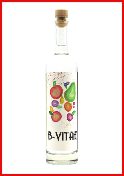 bottiglia di B•VITAE Mela Annurca acquavite di frutta artigianale 100% italiana 