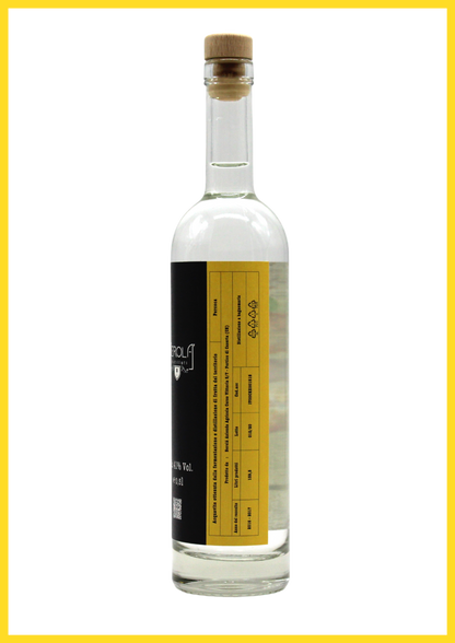 bottiglia di B•VITAE Percoca acquavite di frutta artigianale 100% italiana 